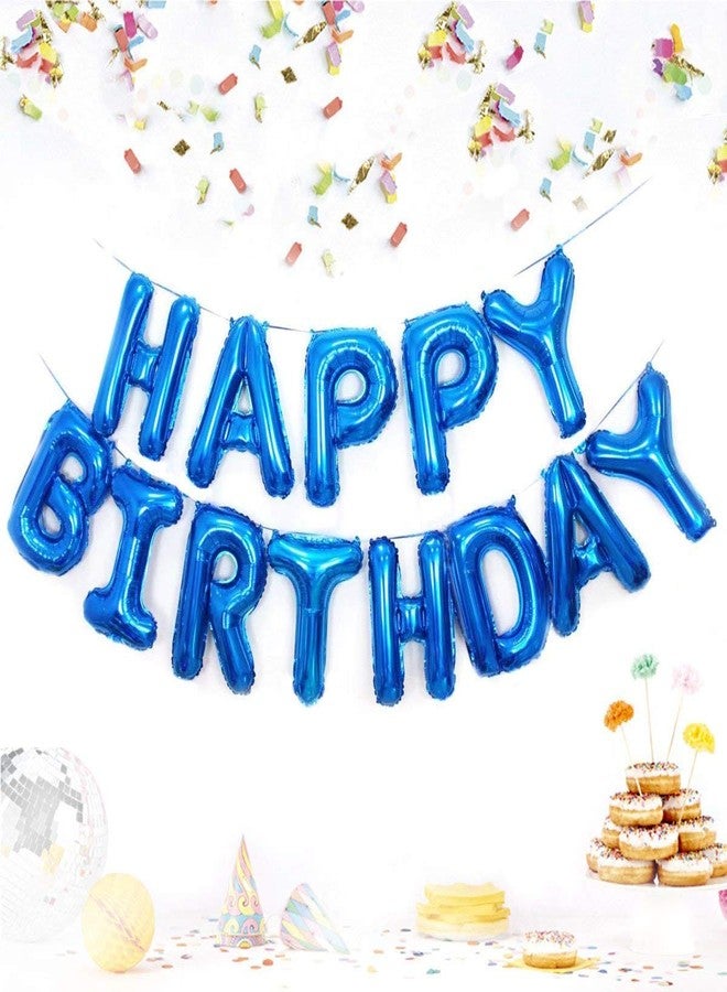 AMFIN Birthday Letter Foil Balloon, Blue - Image 4